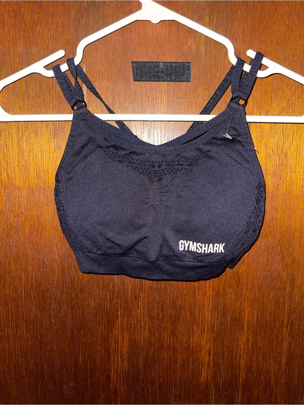 Gymshark Black Racerback Seamless Sports Bra